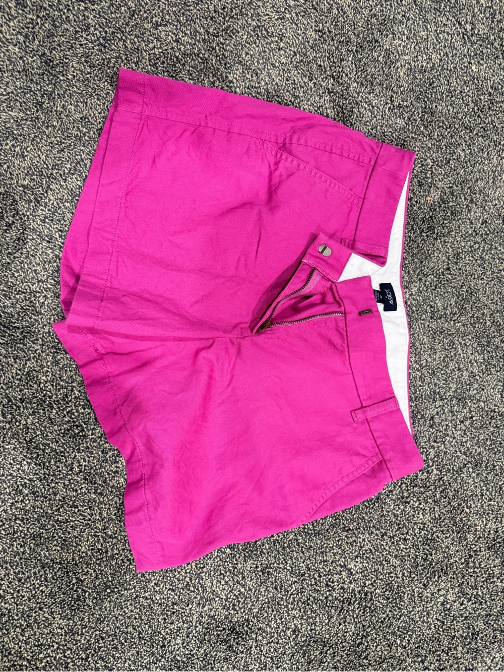 J. Crew Bright Fuchsia Cotton Bermuda Shorts